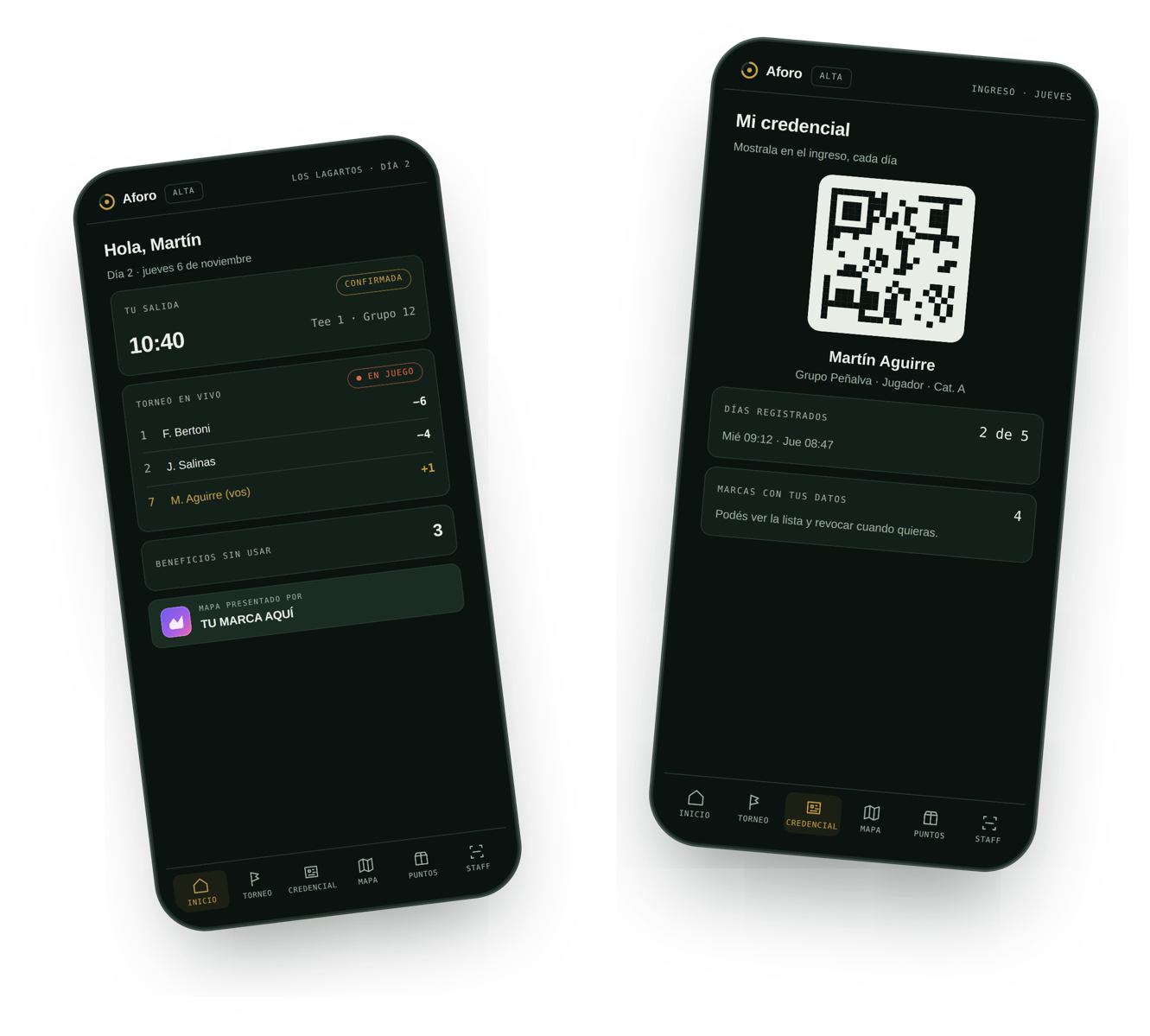 La app oficial de la Copa Tailhade, con tecnologia AFORO